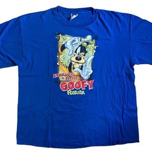 Blue Disney Goofy Tee